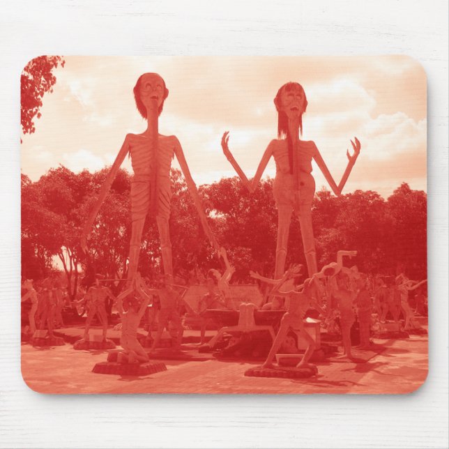 Mousepad Inferno budista... Tailândia (Frente)
