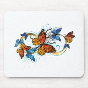 Mousepad Infinidade de Borboletas Monarca