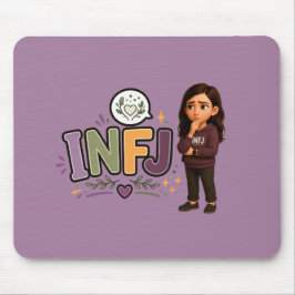 Mousepad INFJ — A Guardiã das Ideias