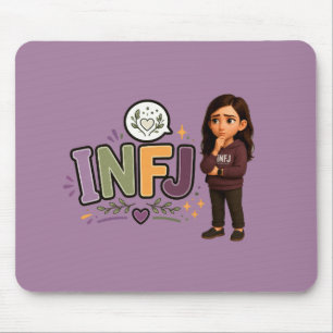 Mousepad INFJ — A Guardiã das Ideias