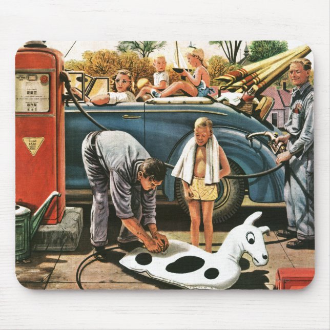 Mousepad Inflando o brinquedo da praia (Frente)