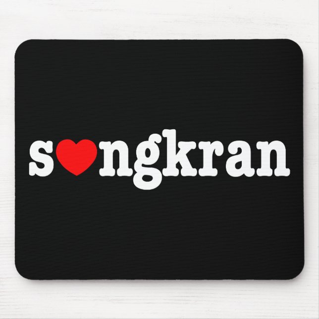 Mousepad ❤ ingkran ~ Heart (Love) Songkran (Frente)