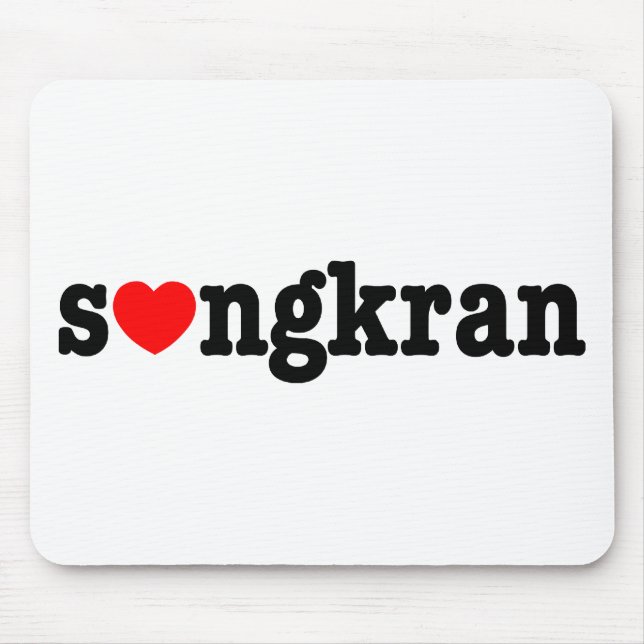 Mousepad ❤ ingkran ~ Heart (Love) Songkran (Frente)
