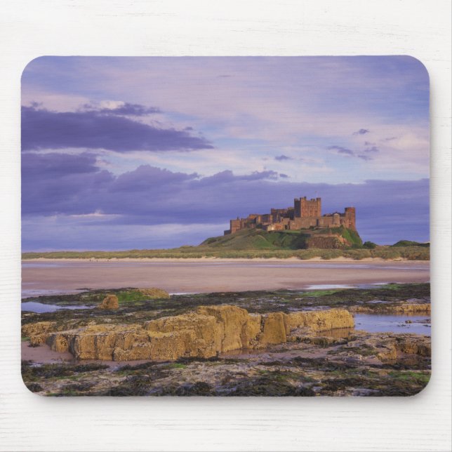 Mousepad Inglaterra, Northumberland, Castelo de Bamburgh (Frente)