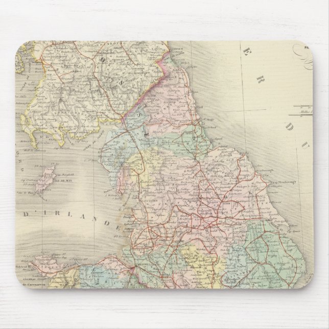 Mousepad Inglaterra, País de Gales 3 (Frente)