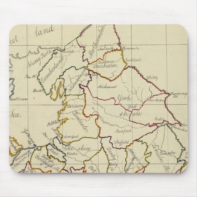 Mousepad Inglaterra, País de Gales 4 (Frente)