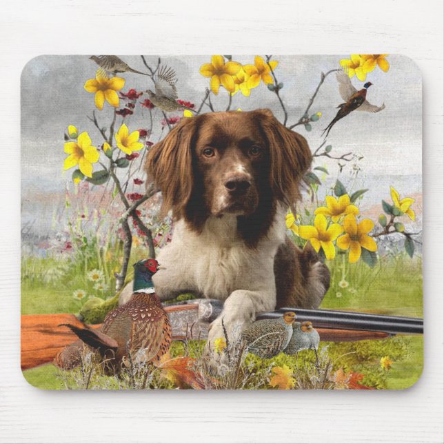 Mousepad Inglês Springer Spaniels, Arte (Frente)