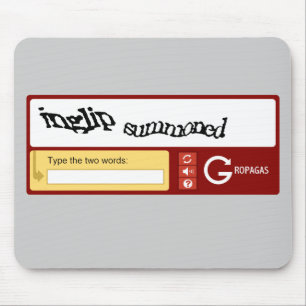 Mousepad Inglip chamou e Gropaga