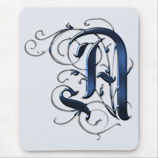 Mousepad Iniciais A do vintage