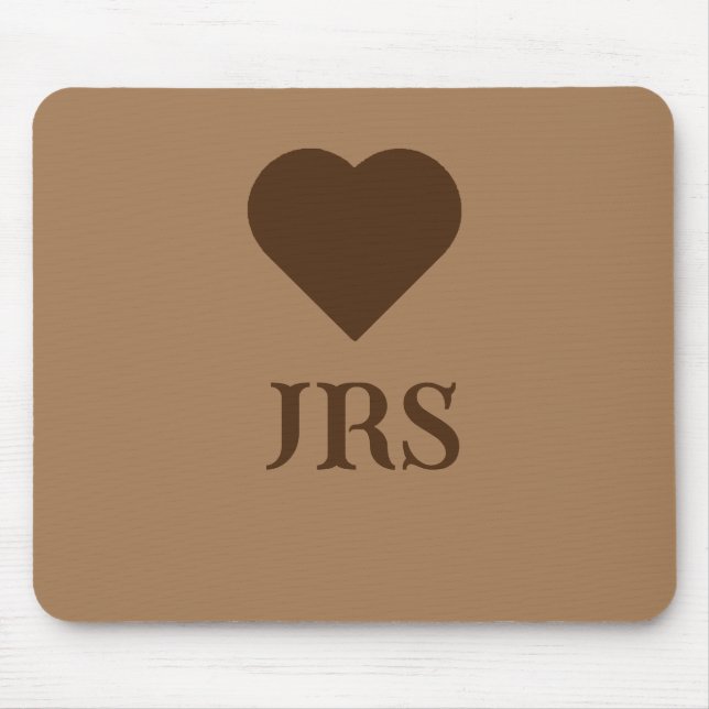 Mousepad Iniciais Elegantes Clássicos Personalizados Castan (Frente)