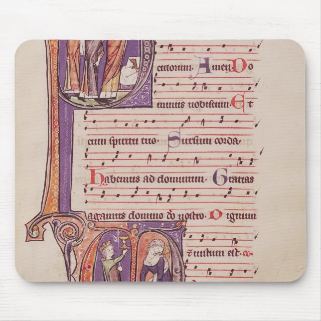 Mousepad Iniciais 'P de Historiated (Frente)