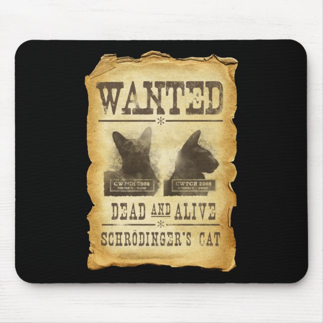 Mousepad Inoperante e vivo queridos.  O gato de (Frente)