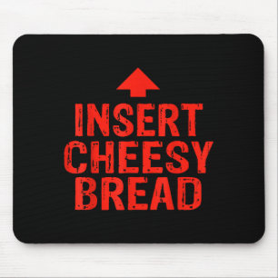Mousepad Inserção engraçada de meme de pãozinho Foodie Home