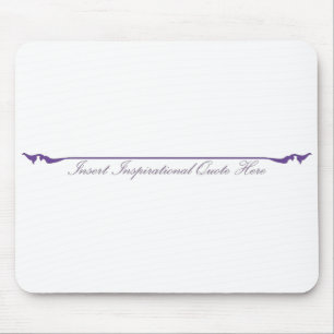 Mousepad Inserir citação Inspiracional Aqui - Roxo