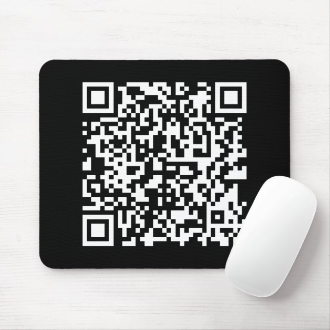 Mousepad Inserir URL e Criar Código QR Digitalizável | Pret (Com mouse)