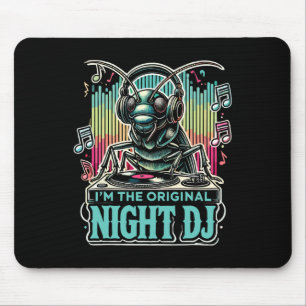 Mousepad Inseto Grilo Eu Sou O Dj Noturno Original