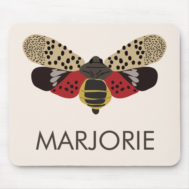 Mousepad Inseto Lanternfly Personalizado (Frente)