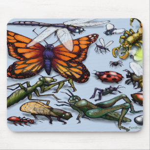 Mousepad Insetos