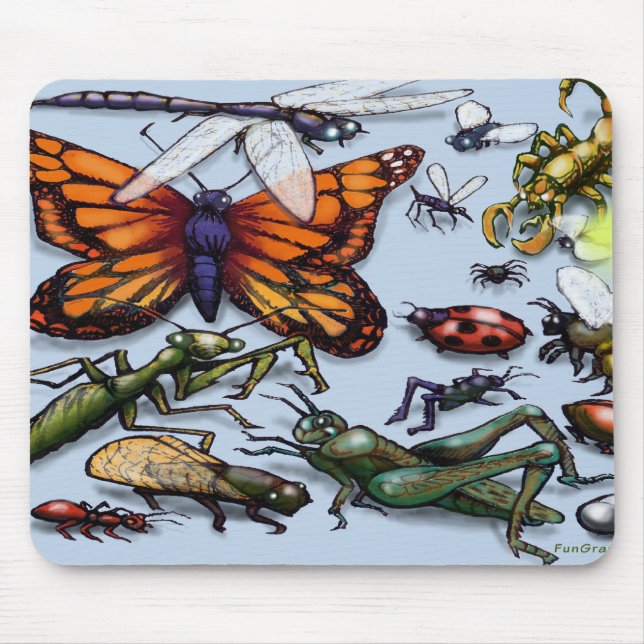 Mousepad Insetos (Frente)