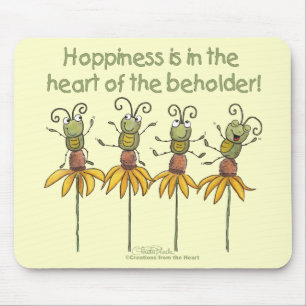 Mousepad Insetos nas flores