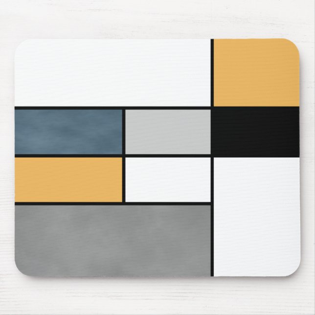 Mousepad inspiração mondriana (Frente)