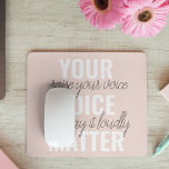 Mousepad Inspiração na Citação de Motivação da Sua Matéria<br><div class="desc">Inspiração na Citação de Motivação da Sua Matéria de Voz</div>