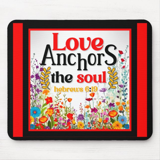 Mousepad Inspiracional Floral Retroativo (Frente)