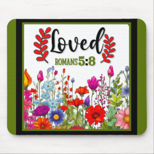 Mousepad Inspiracional Floral Retroativo