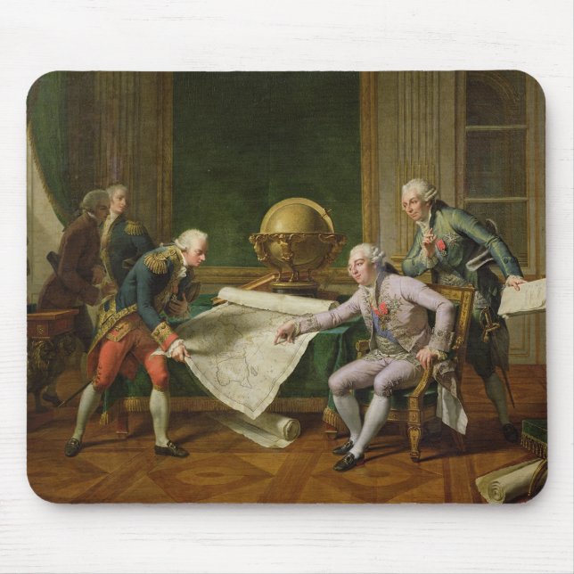 Mousepad Instruções de doação de Louis XVI ao La Perouse (Frente)