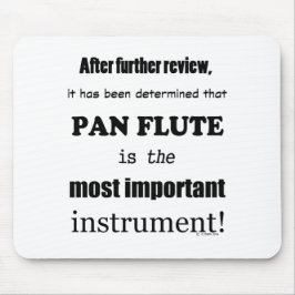 Mousepad Instrumento Pan Flute Mais Importante