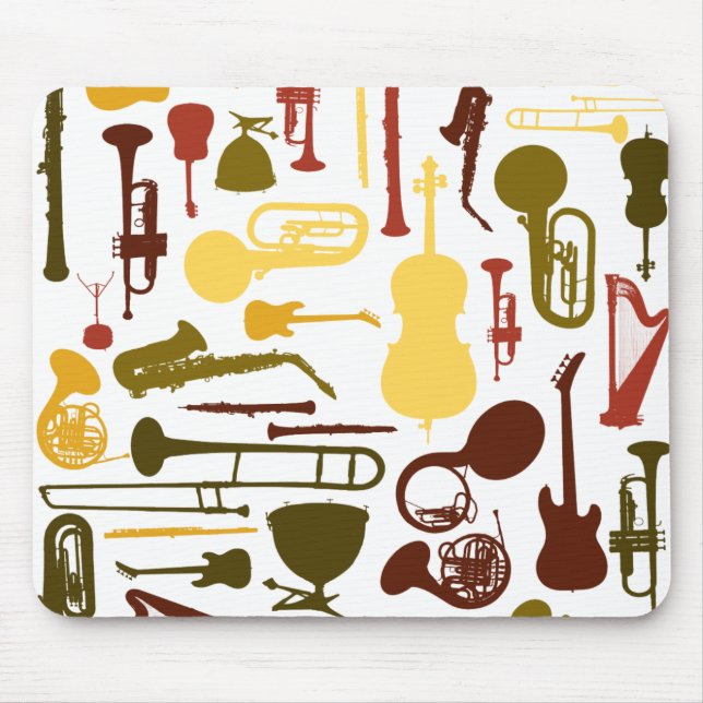 Mousepad Instrumentos de música (Frente)