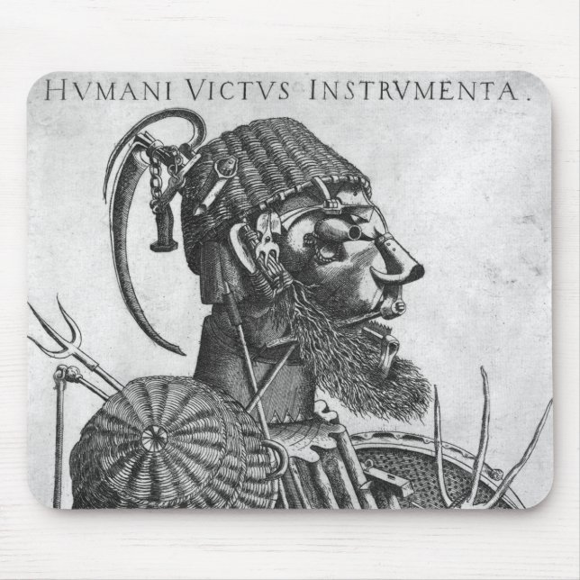 Mousepad Instrumentos de Sustentação Humana, Arcimboldo (Frente)