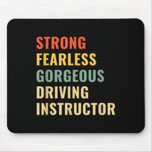 Mousepad Instrutor de Escola de Condução Professor de Condu