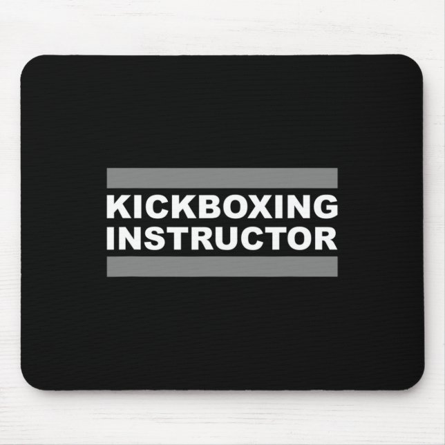 Mousepad Instrutor de Kickboxing  (Frente)