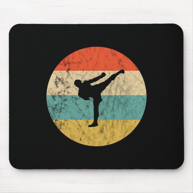Mousepad Instrutor de Kickboxing Sunset Mma Kickboxing Cara (Frente)