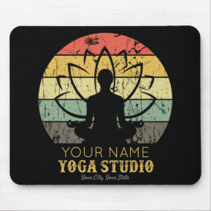 Mousepad Instrutor de Malhação do Yoga Studio Personalizado