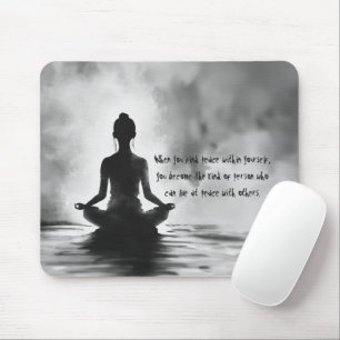 Mousepad Instrutor de Meditação de Yoga Pose do Lótus Pintu