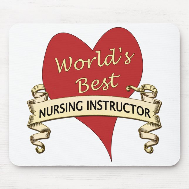 Mousepad Instrutor dos cuidados do mundo o melhor (Frente)
