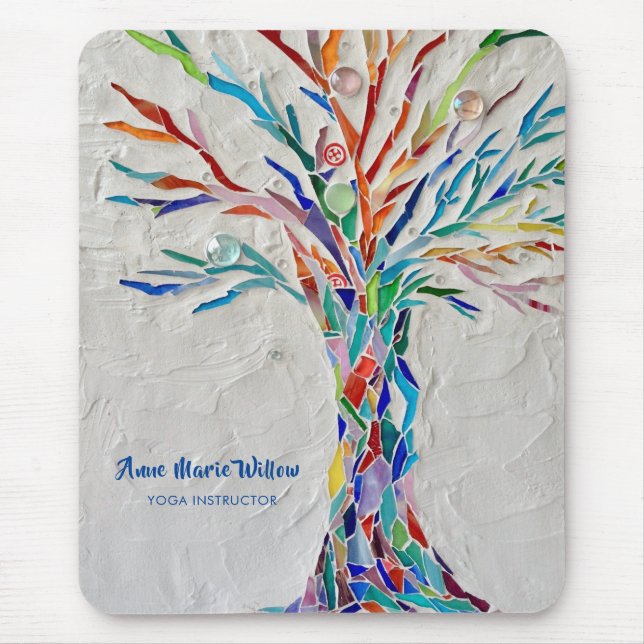Mousepad Instrutor Rainbow Tree Yoga (Frente)