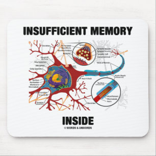 Mousepad Insuficiente interior da memória