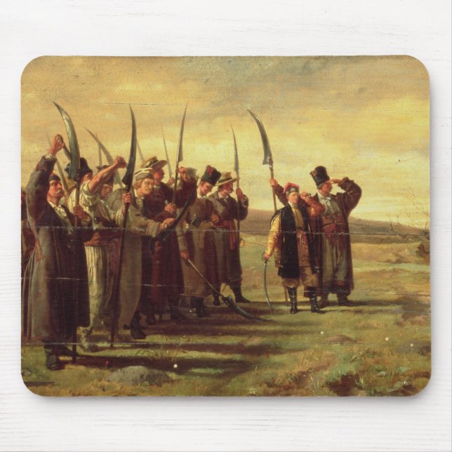 Mousepad Insurrectionists poloneses da rebelião 1863 (óleo (Frente)