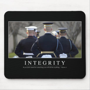 Mousepad Integridade: Citações inspiradas