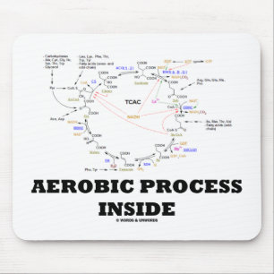 Mousepad Interior aeróbio do processo (ciclo de Krebs)