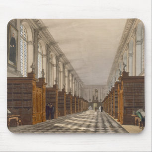 Mousepad Interior da biblioteca de faculdade da trindade,