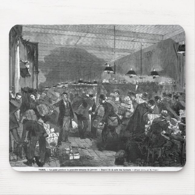 Mousepad Interior da estação de correios de Paris (Frente)