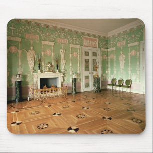 Mousepad Interior da sala de jantar verde