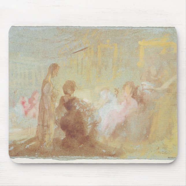 Mousepad Interior de Joseph Mallord William Turner | em (Frente)
