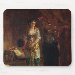 Mousepad Interior de um Harem em Oran, c.1847