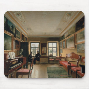 Mousepad Interior de uma casa senhorial, 1830s
