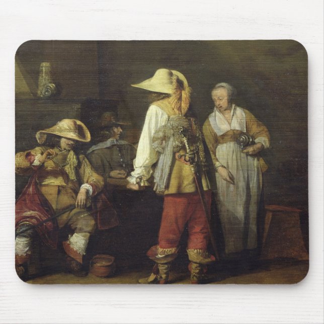 Mousepad Interior de uma pensão, 1636 (Frente)